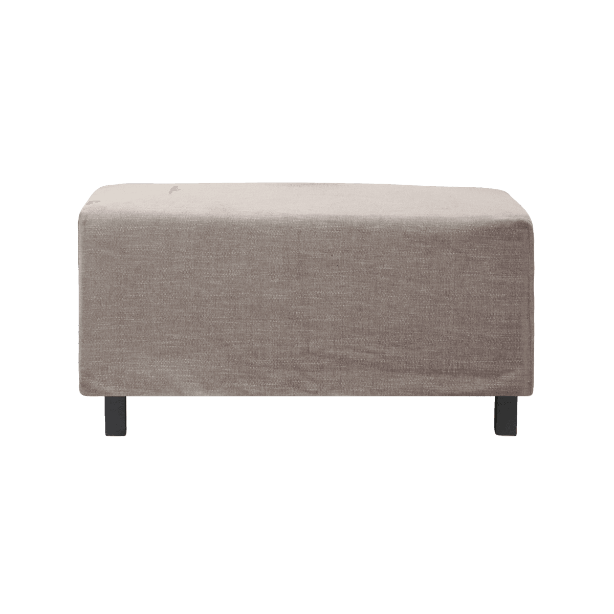 House Doctor Hazel night pouf - gray / brown