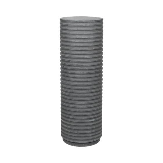 Broste Copenhagen Rillo podium Ø36XH106CM - gray