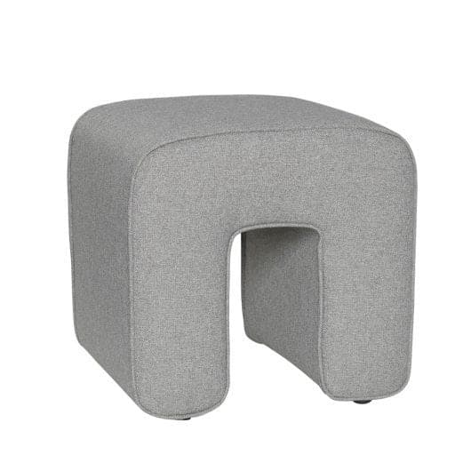 Hubsch Sculpture pouf gray - 101501