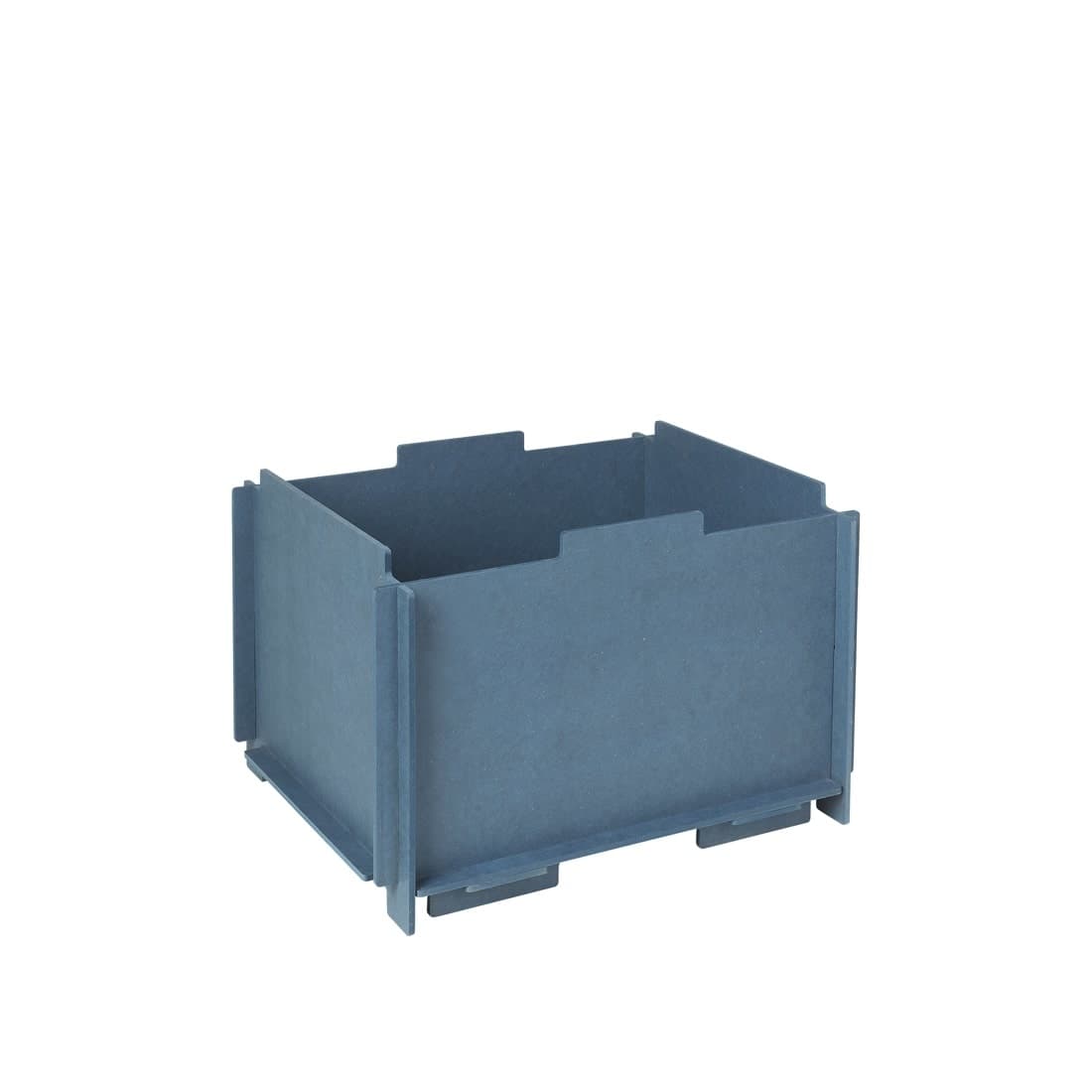 Broste Copenhagen Stacie storage box blue large - 32000054