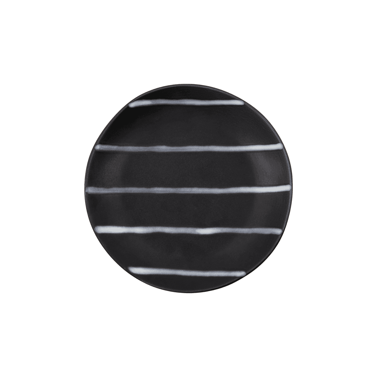 House Doctor Line plates black/brown set of 6 pieces - 206264001
