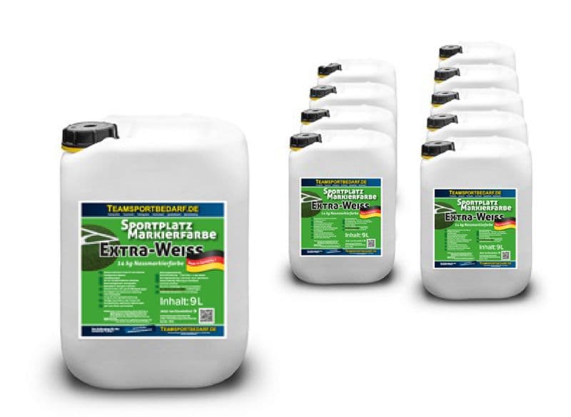 Sports ground marking paint - 10x 14 kg concentrate extra-white