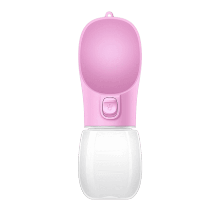 Pet Care Cup Portable Water Bottle for Dogs Pink