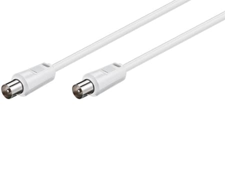 Goobay White Antenna Cable - 1 5 metres