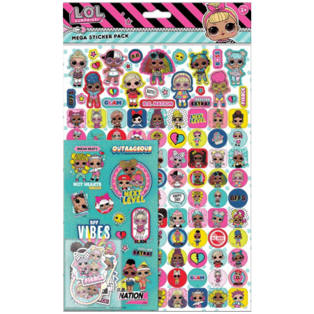 L.O.L. Surprise Next Level Mega Sticker Pack