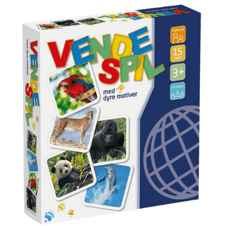 Reversible game with animal motifs