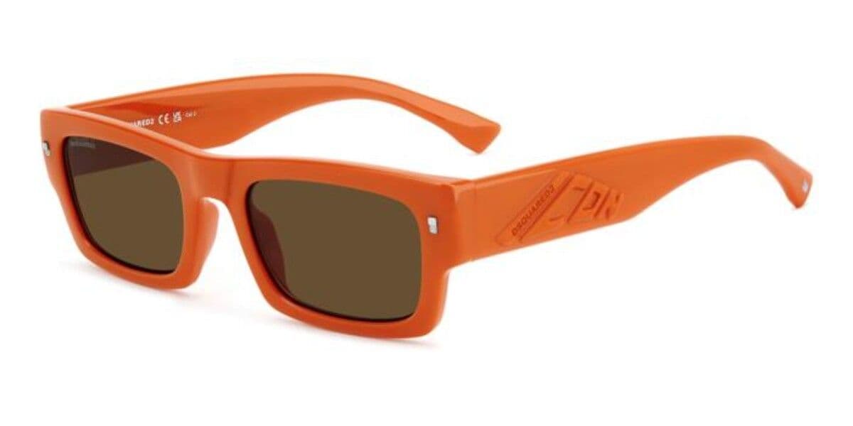 Dsquared2 ICON 0027/S L7Q/70 Men's Sunglasses Orange Size 55