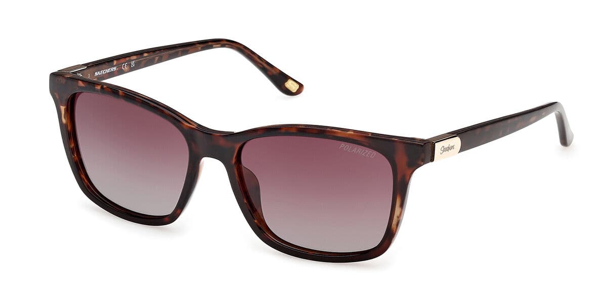 Skechers SE00172 Polarized 47H Women's Sunglasses Tortoiseshell Size 54