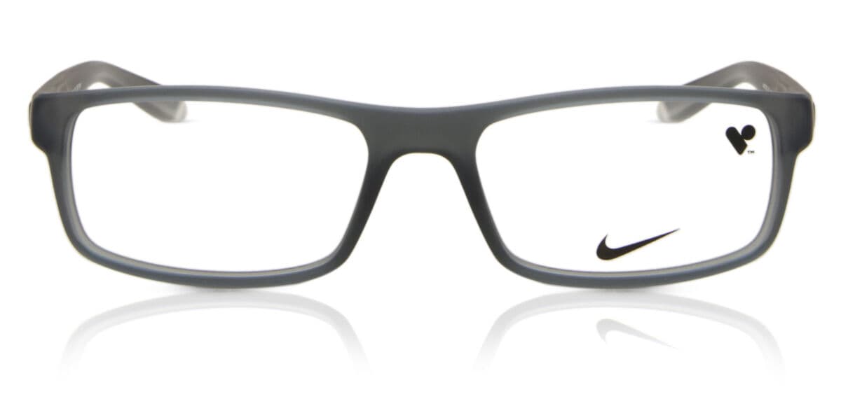 Nike 7090 N 070 Men's Eyeglasses Grey Size 53 - Blue Light Block Available