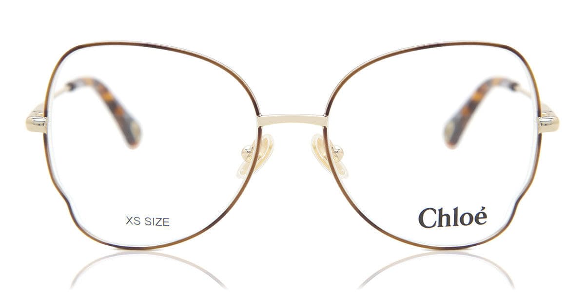 Chloé CH0098O 004 Women's Eyeglasses Tortoiseshell Size 50 - Blue Light Block Available