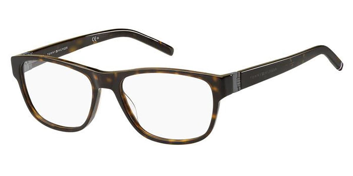 Tommy Hilfiger TH 1872 086 Men's Eyeglasses Tortoiseshell Size 54 - Blue Light Block Available