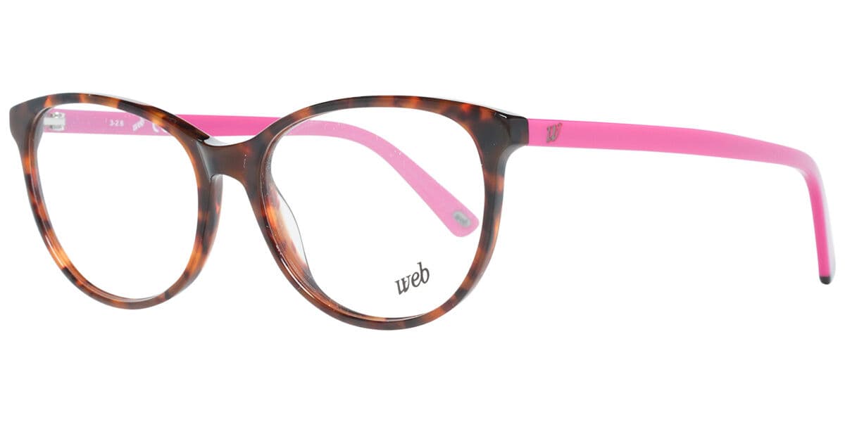 Web Eyewear WE5214 053 Women's Eyeglasses Tortoiseshell Size 54 - Blue Light Block Available