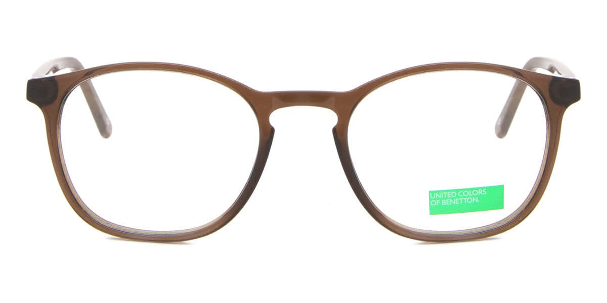 United Colors of Benetton 1037 141 Men's Eyeglasses Brown Size 50 - Blue Light Block Available