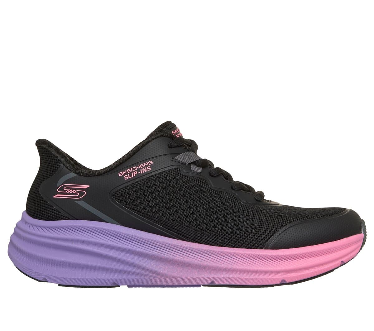 Skechers Women's Slip-ins: BOBS Skillz - Too Essential Sneaker in Black, Size 3, Vegan, Machine Washable