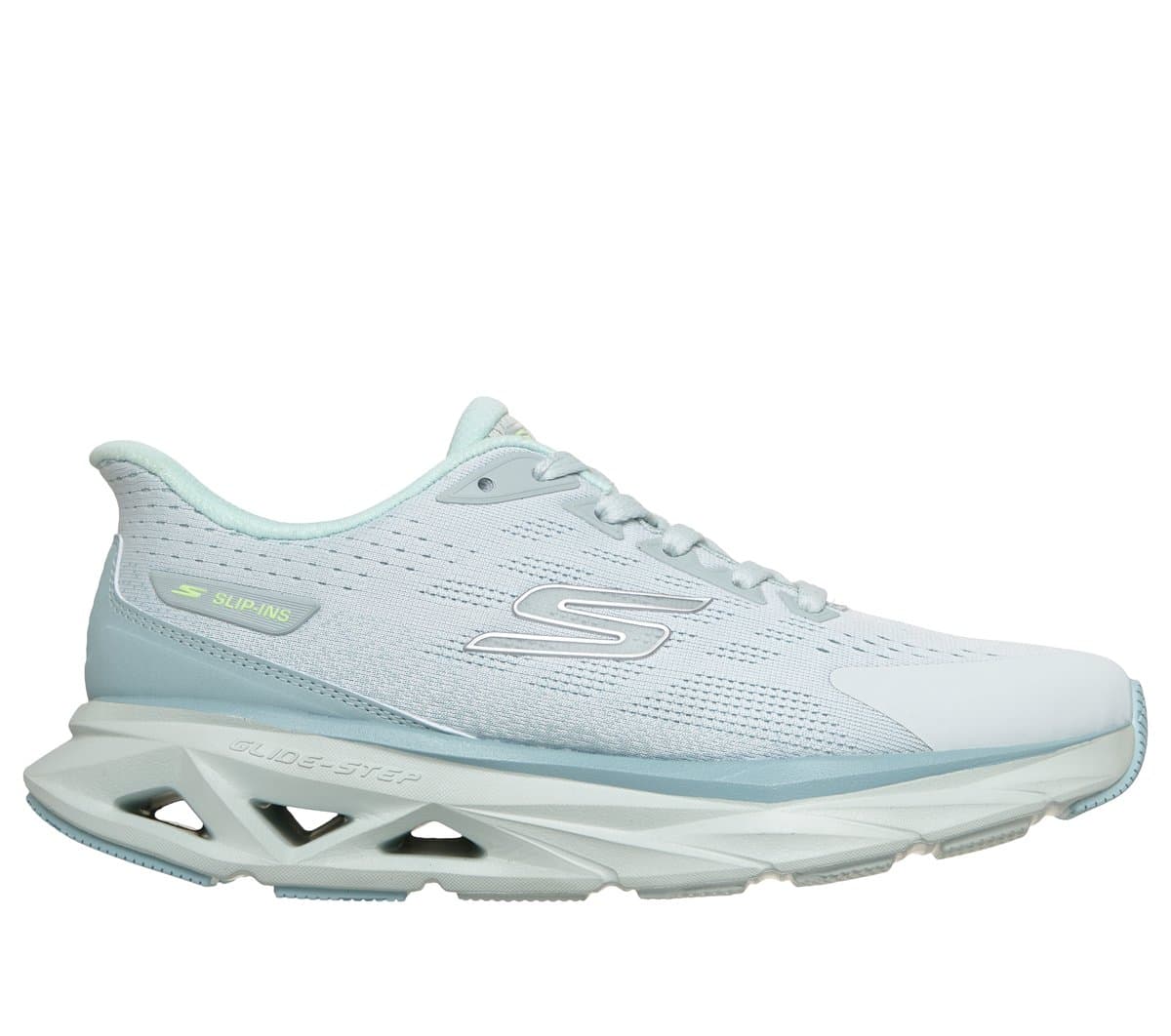 Skechers Women's Slip-ins: Glide-Step Vortex Sneaker in Sage, Size 2, Vegan, Machine Washable