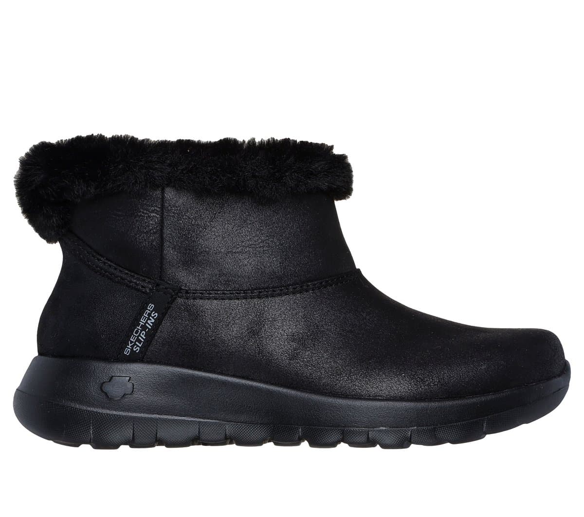 Skechers Women's Slip-ins: On-The-GO Joy - Cosy Dream Boots in Black, Size 2, Vegan