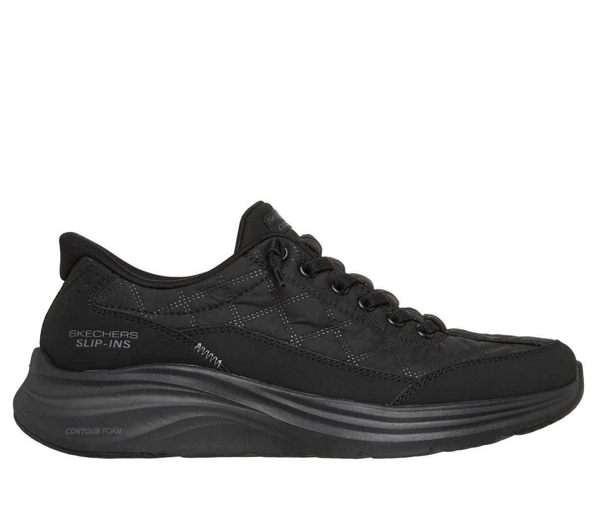 Skechers Women's Slip-ins: Contour Foam Sneaker in Black, Size 4.5, Machine Washable