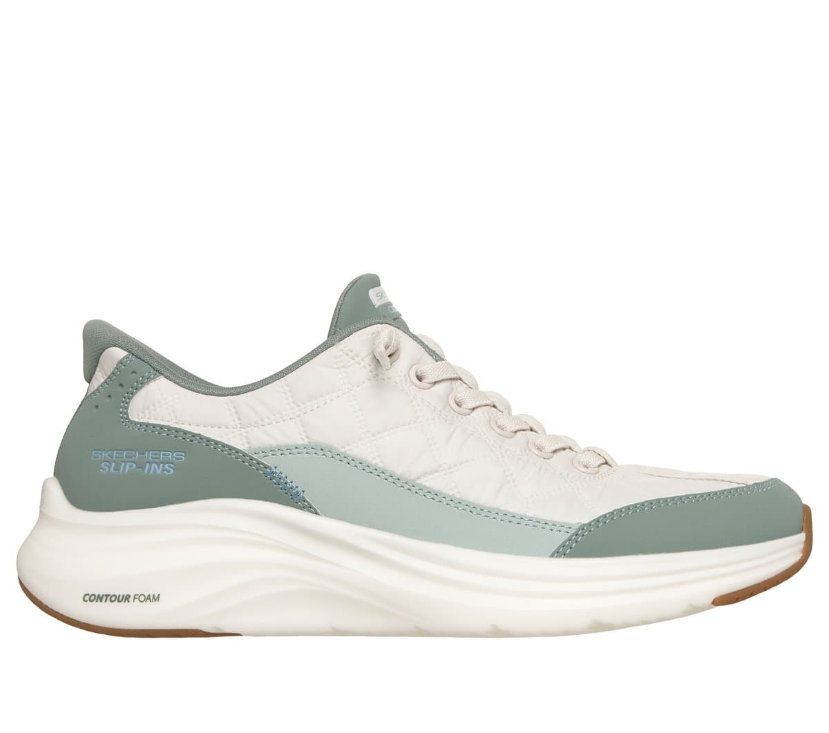Skechers Women's Slip-ins: Contour Foam Sneaker in Sage, Size 7, Machine Washable