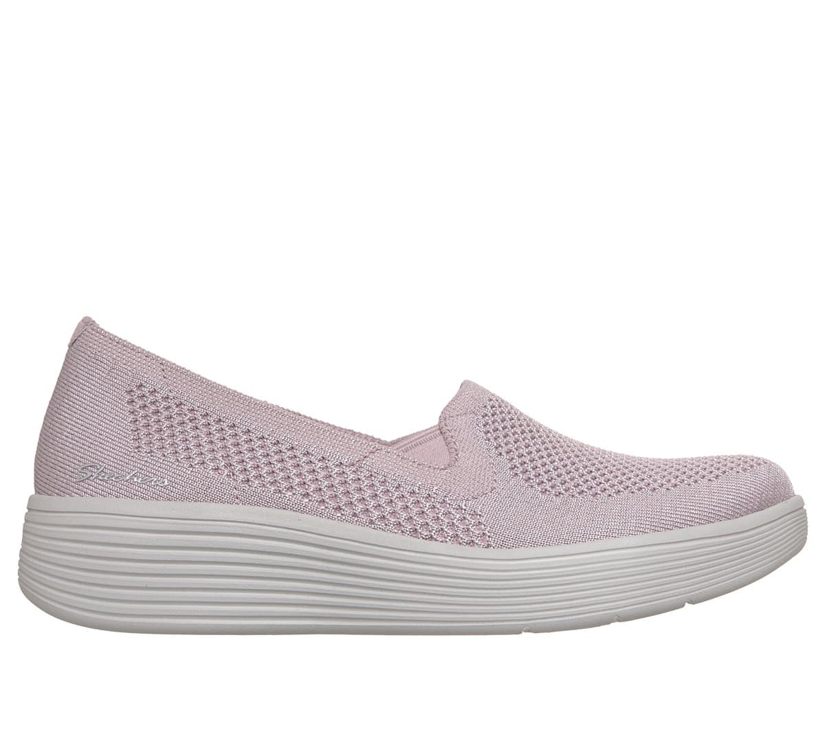 Skechers Women's Relaxed Fit: Arch Fit Laguna - Adore Her Slip-On Shoes in Lavender, Size 8, Vegan, Machine Washable