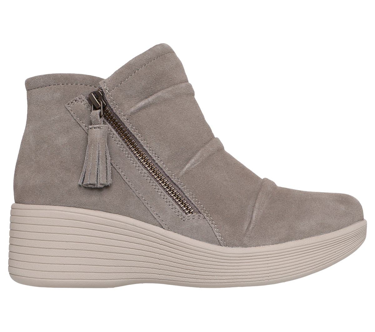 Skechers Women's Relaxed Fit: Parallel Lite Bootie in Dark Taupe, Size 7, Vegan