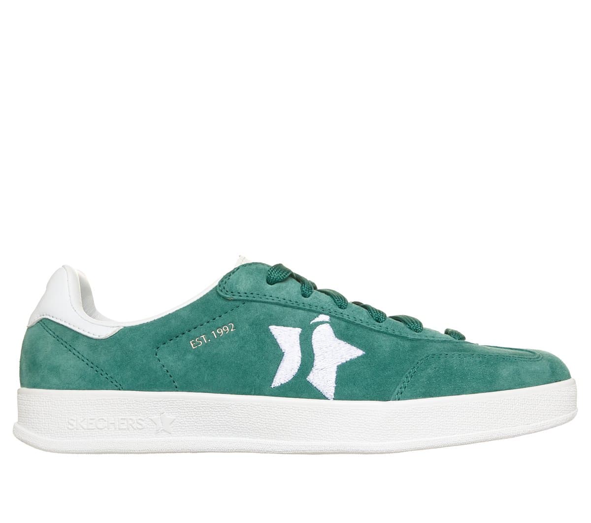 Skechers Women's Academy - Court Charm Sneaker in Green, Size 5