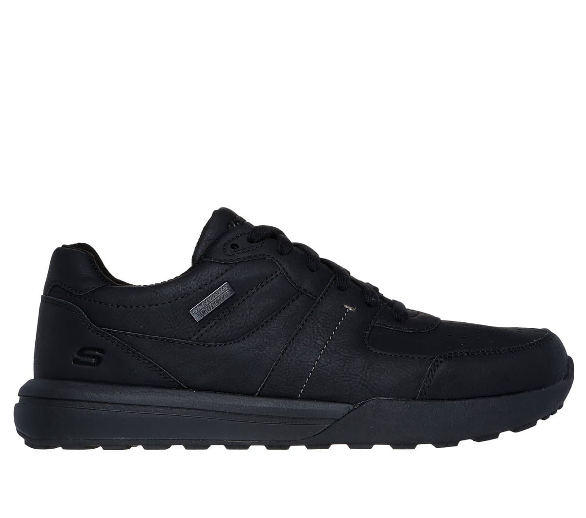 Skechers Men's Waterproof: Netson - Gander Sneaker in Black, Size 6