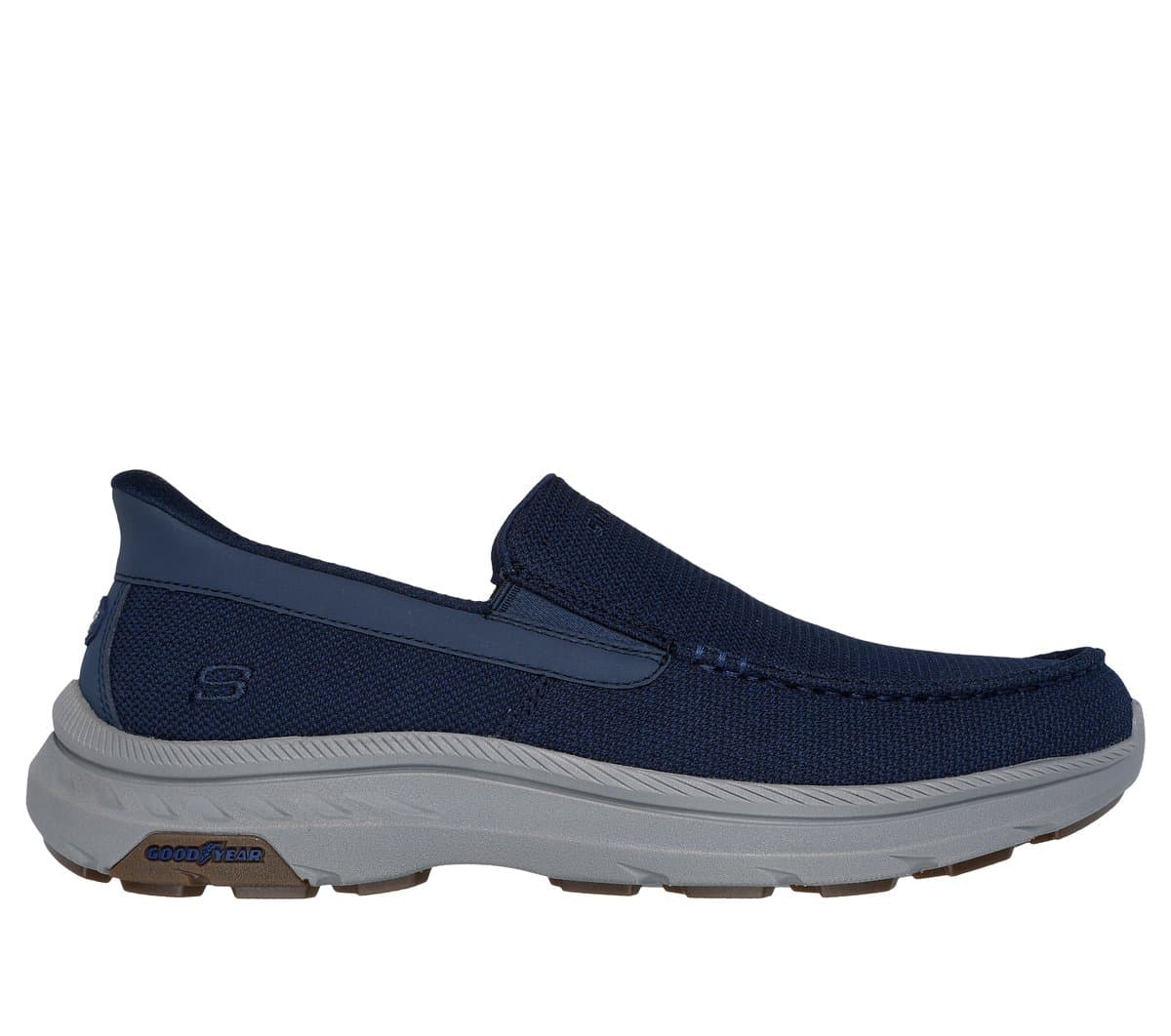 Skechers Men's Slip-ins: Pollard - Wilfred Shoes in Navy Blue, Size 6, Machine Washable