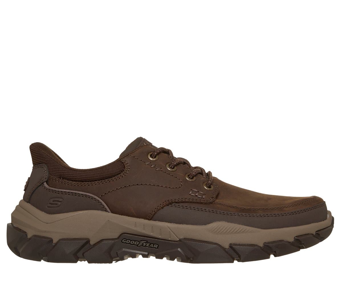 Skechers Men's Slip-ins Relaxed Fit: Santoro - Bradford Sneaker in Cocoa, Size 6
