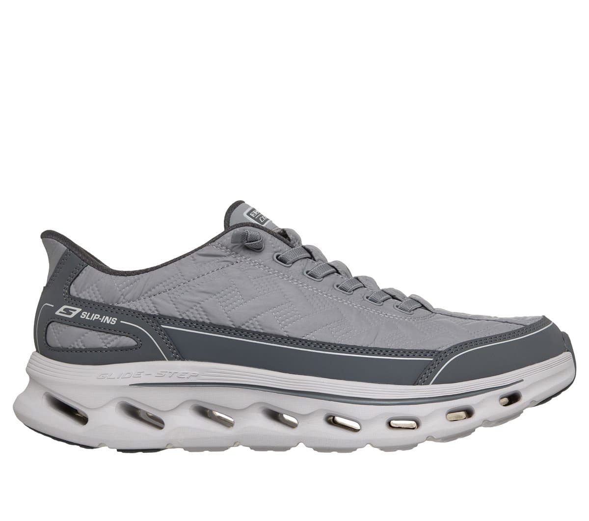 Skechers Men's Slip-ins: GO WALK Glide-Step 2.0 - Cosy Fit Walker Sneaker in Gray, Size 12, Machine Washable