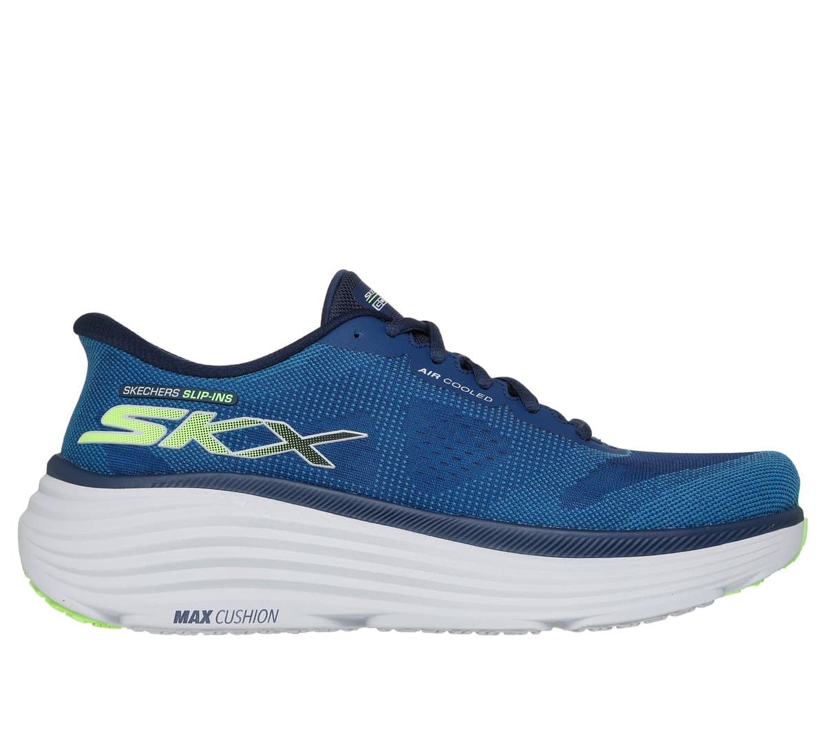 Skechers Men's Slip-ins: Max Cushioning Endeavour - Exciton Sneaker in Navy Blue, Size 6, Machine Washable