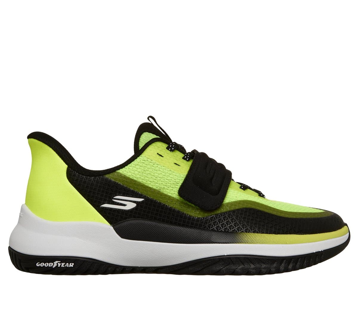 Skechers Men's Slip-ins Relaxed Fit: Viper Court Elite - 2.0 Sneaker in Yellow/Black, Size 6, Arch Fit