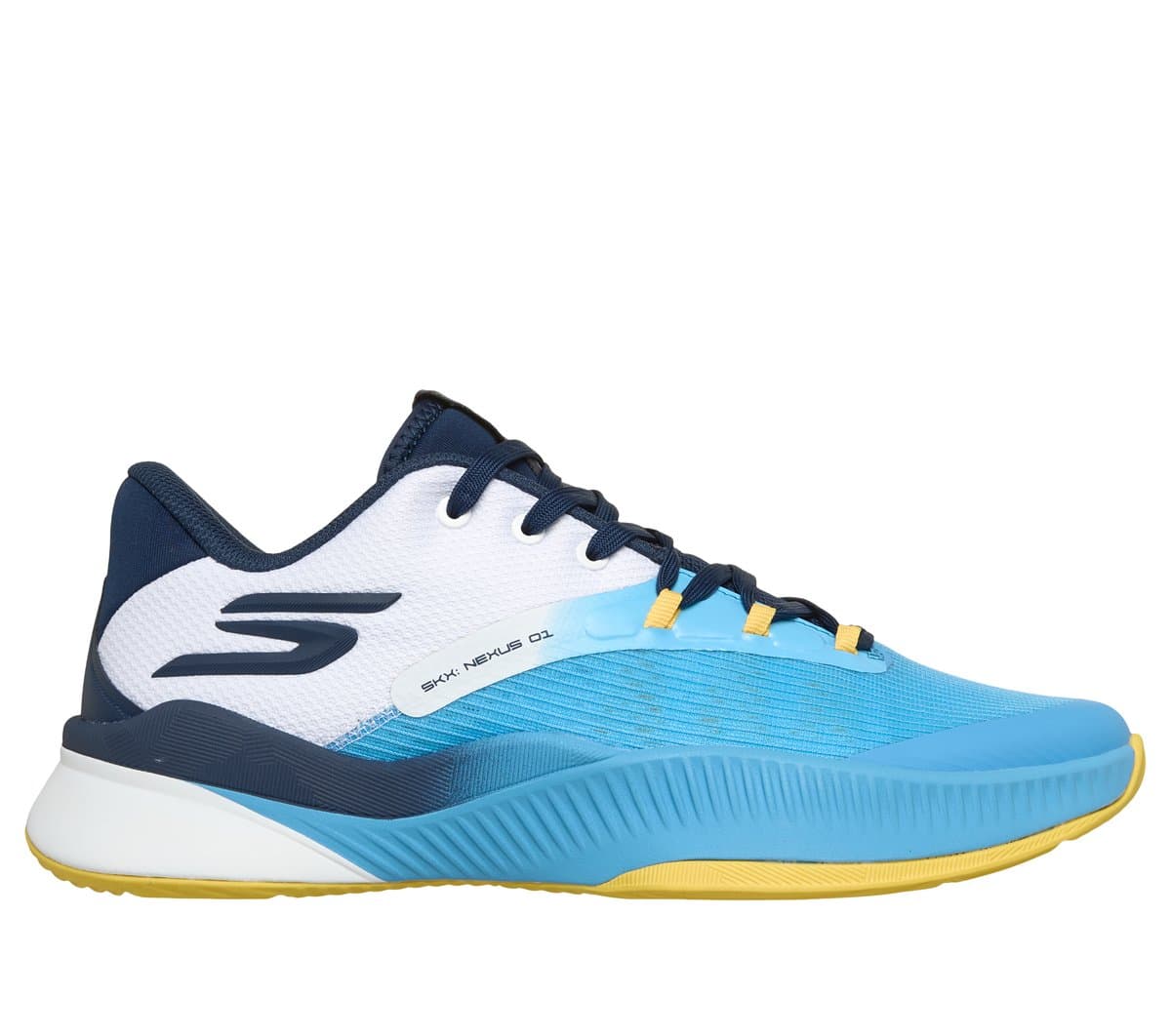 Skechers SKX NEXUS Sneaker in Light Blue/Navy Blue, Size 7, Vegan