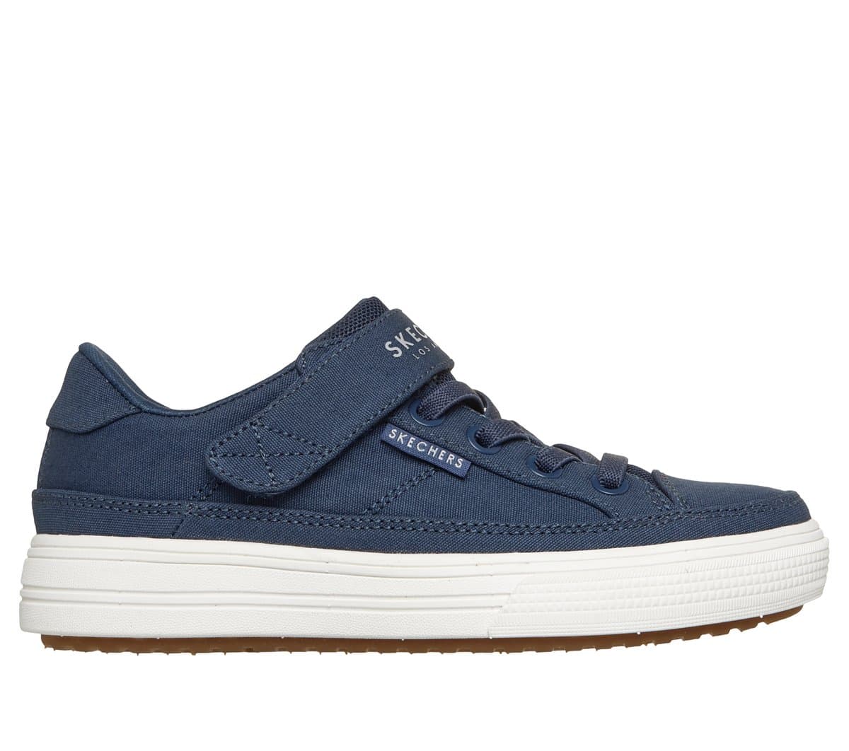 Skechers Boy's Arcade - Race Ya There Sneaker in Navy Blue, Size 9.5