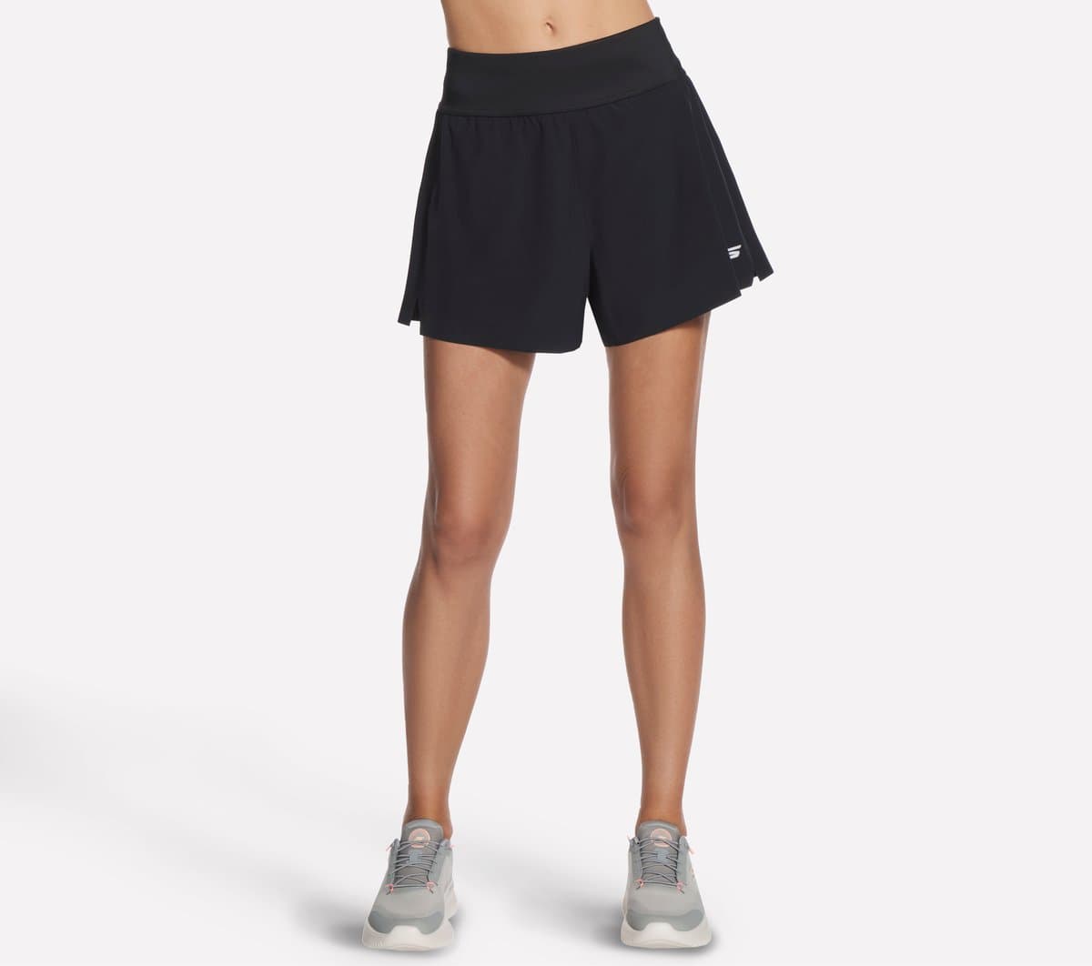 Skechers Women's Tempo 4 Inch Run Short in Black, Size XS