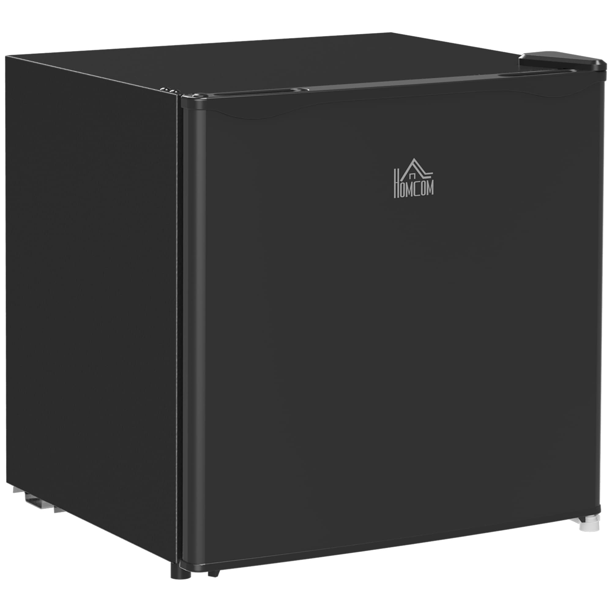 HOMCOM 46L Table Top Fridge, Counter Top Fridge with Chiller Box, Adjustable Temperature, Reversible Door, Mini Fridge | Aosom Ireland