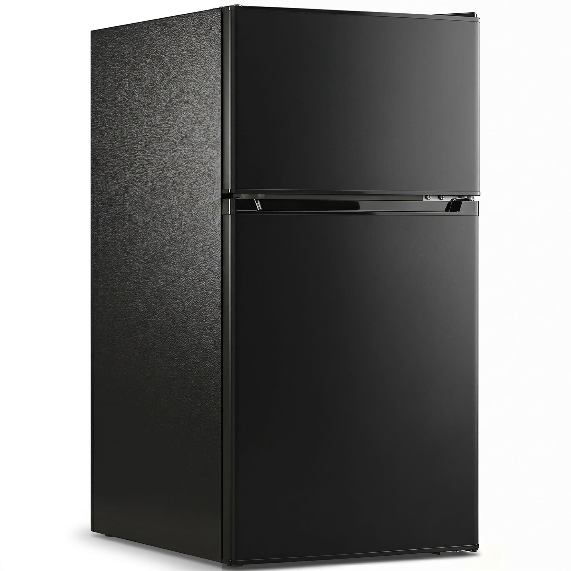 HOMCOM 88L Under Counter Fridge Freezer, Small Refrigerator with 5-Setting, 3 Star Freezer Rating, Black | Aosom Ireland