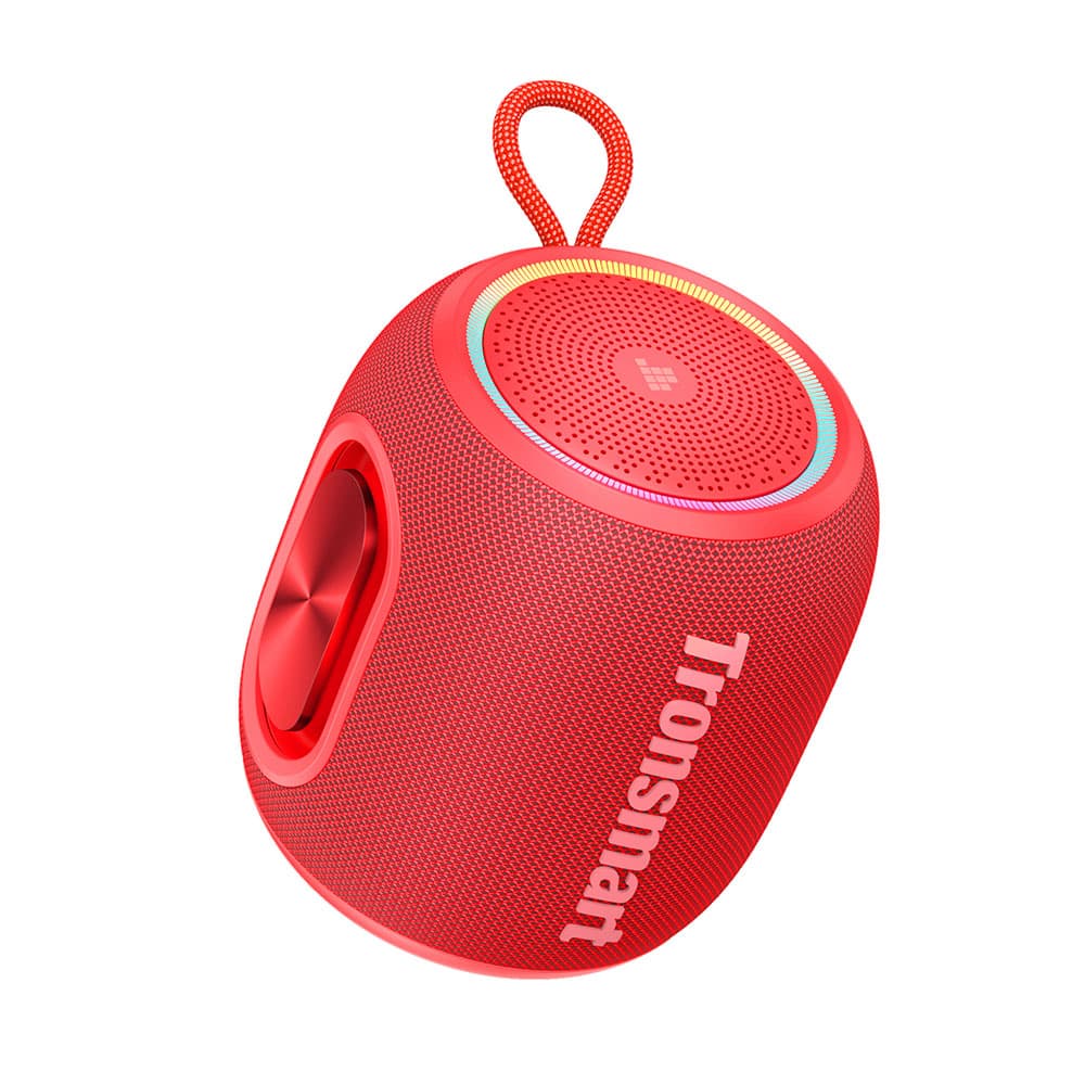 Tronsmart T8 Mini Portable Outdoor Speaker, 16W Output, Up to 20H of Battery Life, IPX7 Waterproof - Red