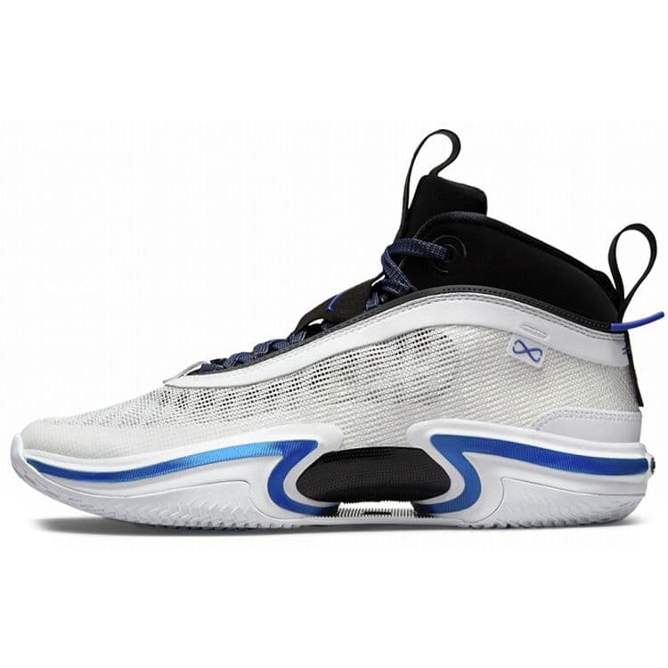 Air Jordan 36 PF Sport Blue Unisex Sneakers White Black DA9053-101 cm