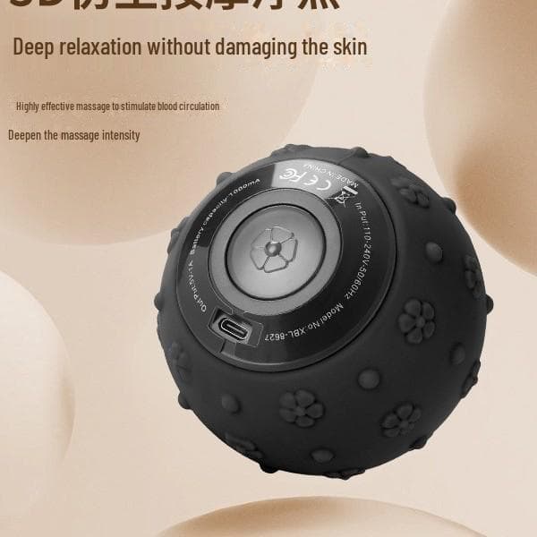 Electric Vibration Yoga Ball for Muscle Relaxation and Recovery sky blue