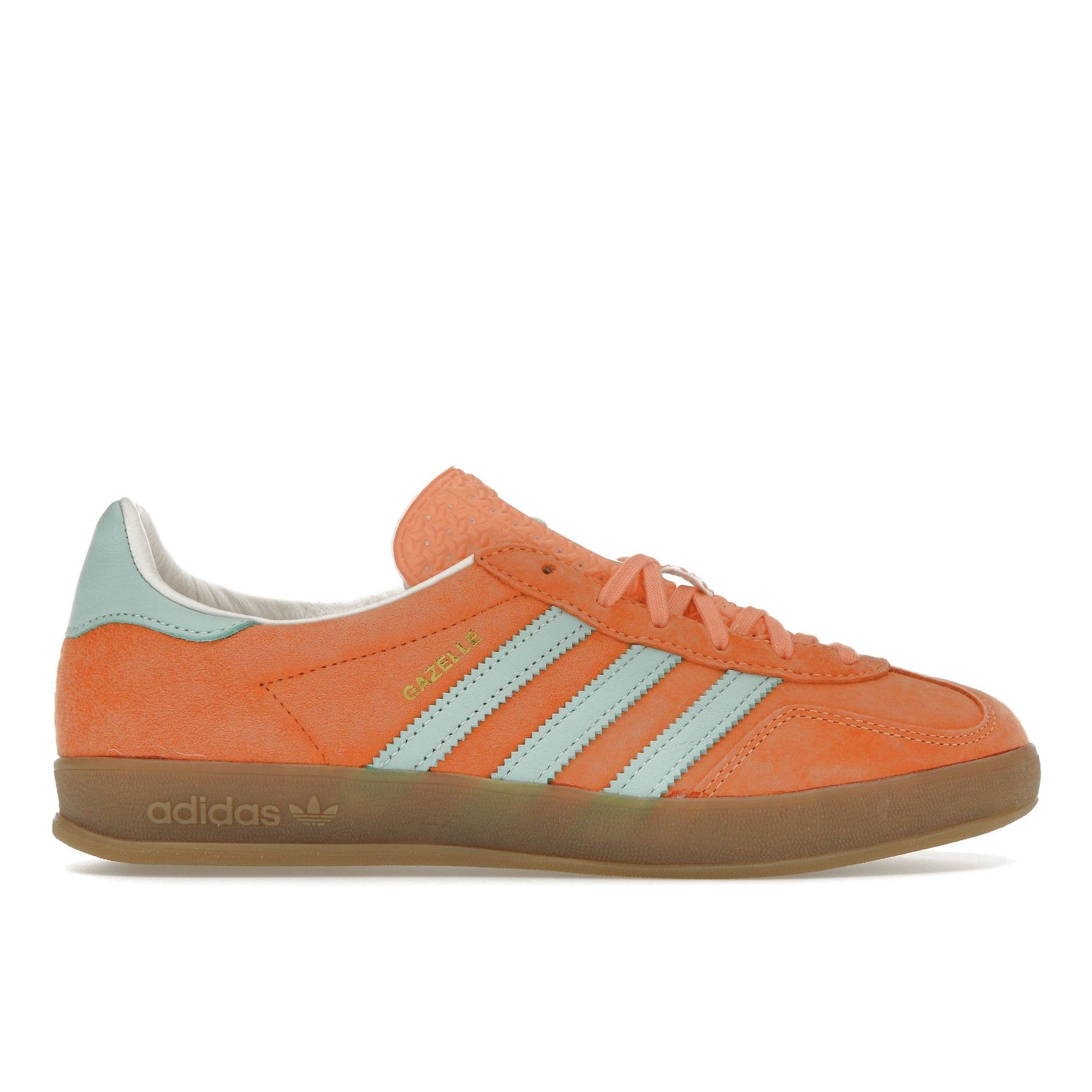 adidas Gazelle Indoor Orange Clear Mint Unisex Sneakers Easy-Orange Gum IH7499 cm