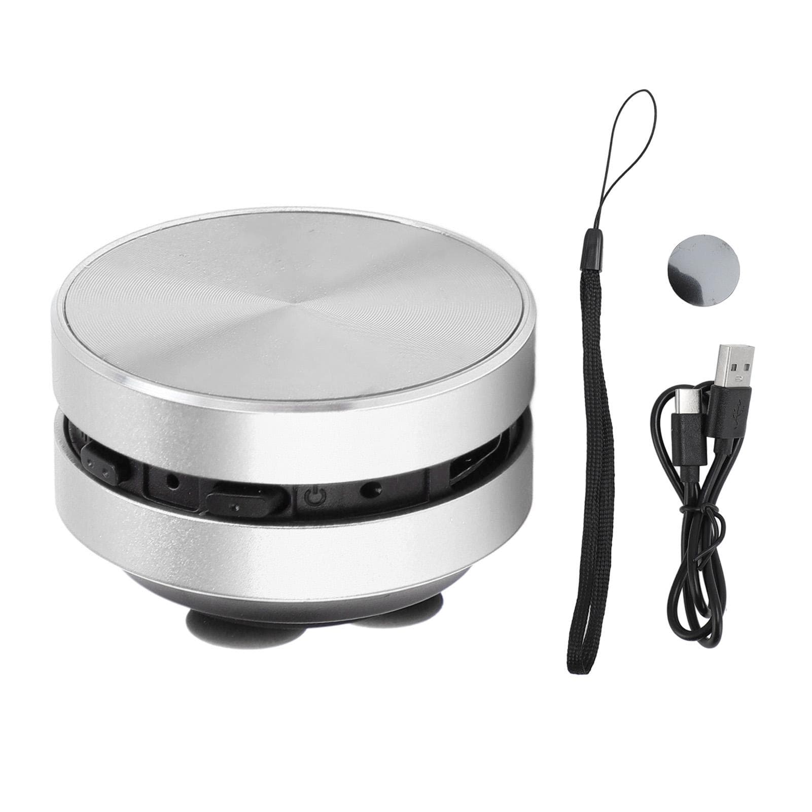 Bluetooth Bone Conduction Speaker Stereo Bass Portable Small Wireless Speaker with Suction Cup for silver