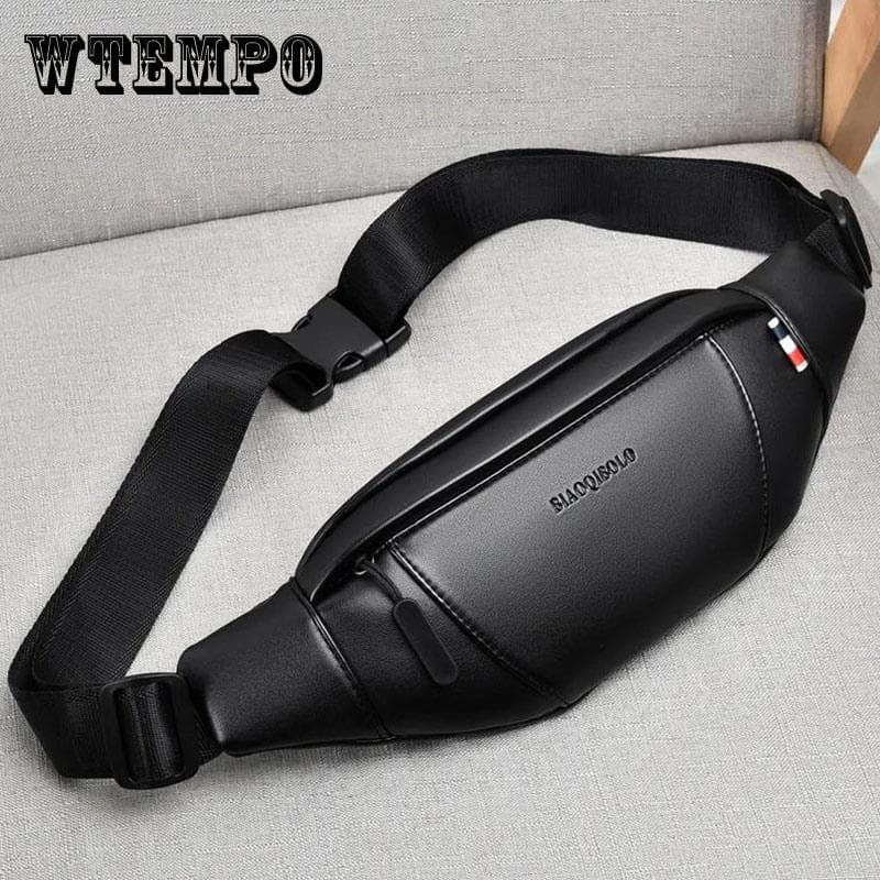 Genuine Men's Chest Bag Fashion Multifunctional Waist Bag Casual Sports Men's Messenger Bag