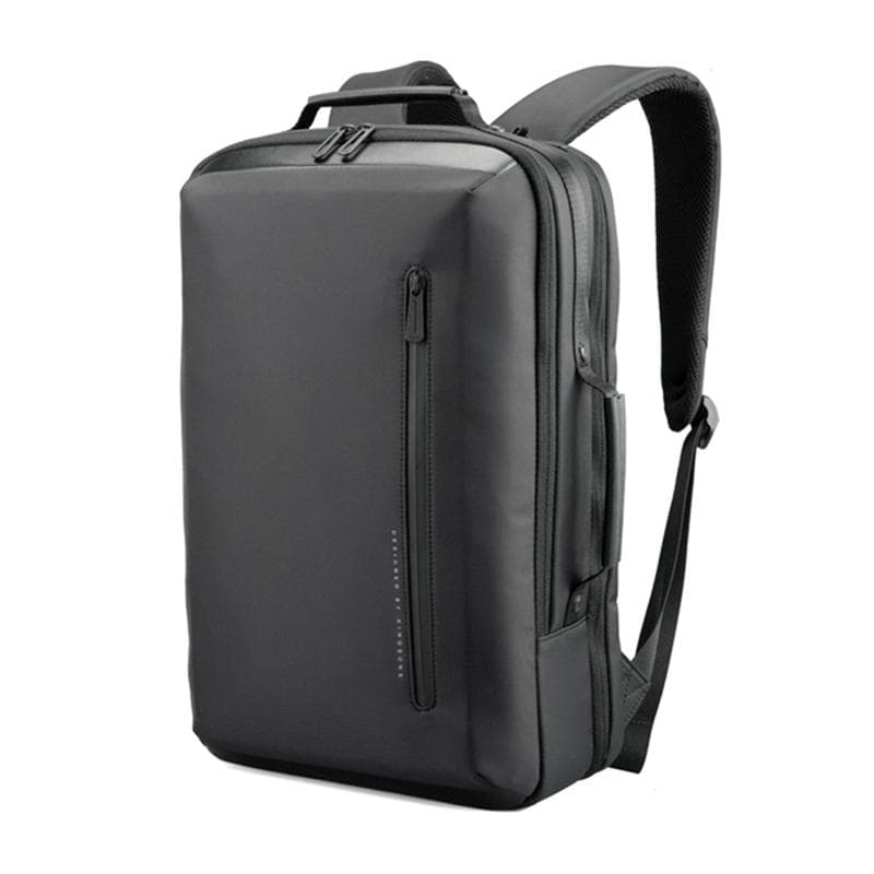 Men Portable Backpack Kingsons 15.6 inch Laptop Backpack Business Travel w/ USB Charging Port Black black