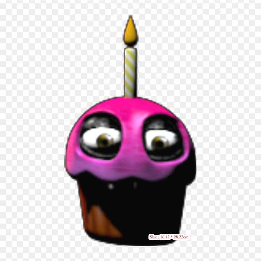 Fnaf Cupcake Five Nights At Freddy's 2 Cupcake Iron-on Transfers For Clothing Tshirt Bag Heat Transfer Stickers Iron On Patches