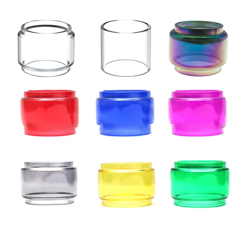 New! Fat Bin Glass Tube Zeus X Mesh Glass Tube Zeus Dual Subohm Rainbow Glass Jar Fashion Hanging black