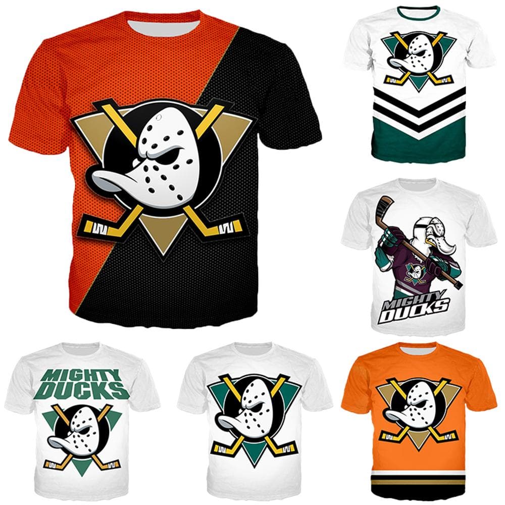 Summer Funny Mighty Duck Graphic T-Shirt For Men Streetwear Boys And Girls Casual Cozy Trend All-Matched T Shirts Tee Tops cm