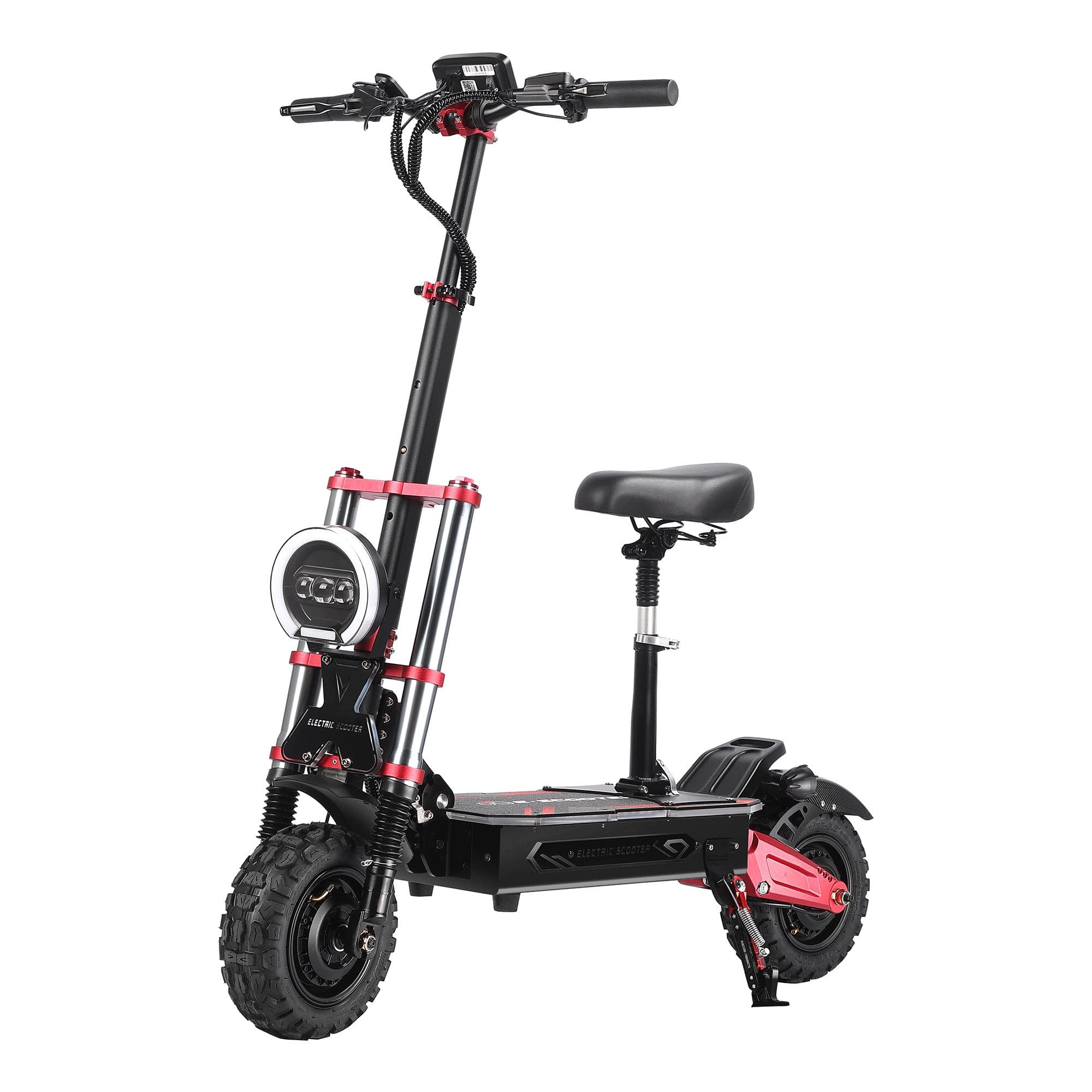 BOYUEDA S5-11 Adult Foldable Electric Scooter 6000W Motor 60V38AH Battery 11 Inch Silent Tires Off-road E-Scooters