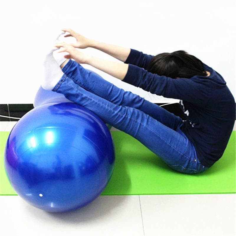 Thickened Explosion-proof Yoga Peanut Ball Fitness Ball Rehabilitation Physiotherapy Ball Yoga Ball red