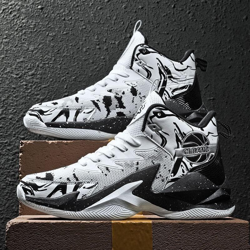 Venom James basketball shoes friction sound non-slip wear-resistant lightweight breathable high-top men's and teenagers mandarin duck sneakers cm