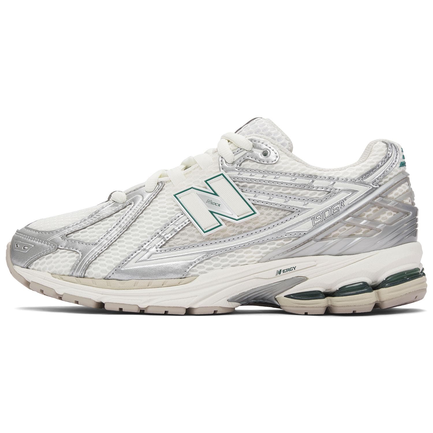 New Balance 1906R Silver Metallic Cream Unisex Sneakers M1906REE cm